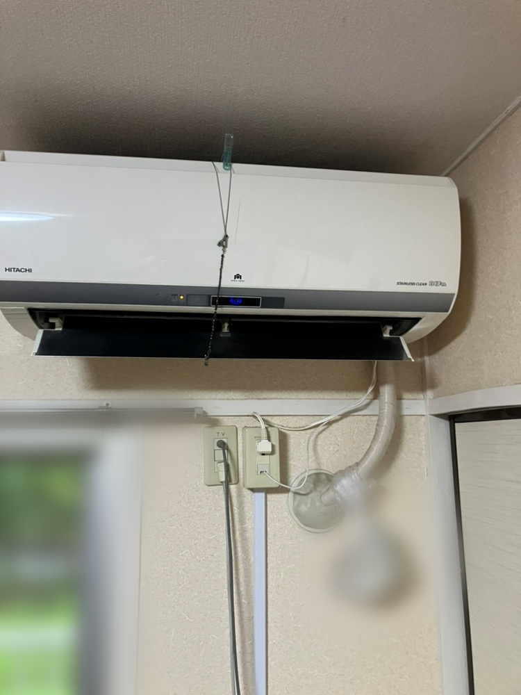 稲城市施工前室内機