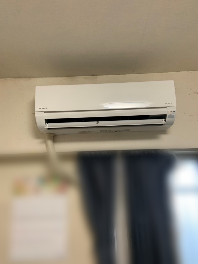 東京都板橋区で日立RAS-AJ2225Sの新規取付工事｜6畳用