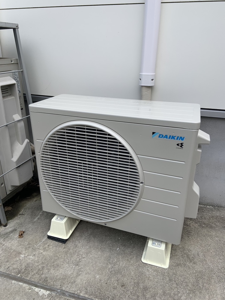 日野市施工後室外機