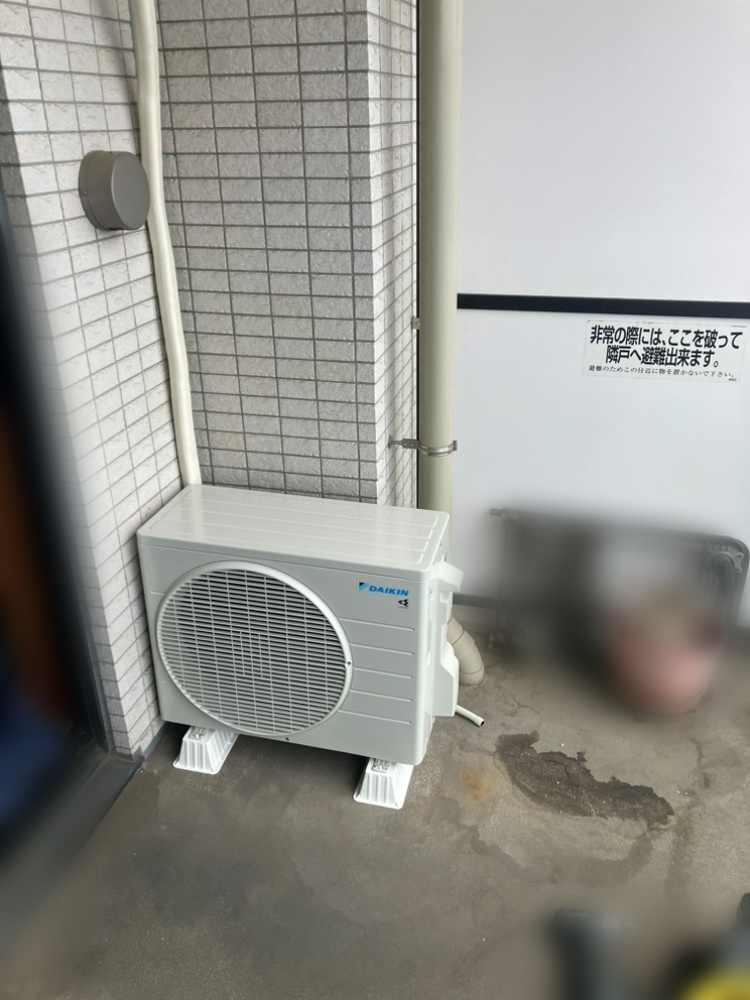 八王子市施工後室外機