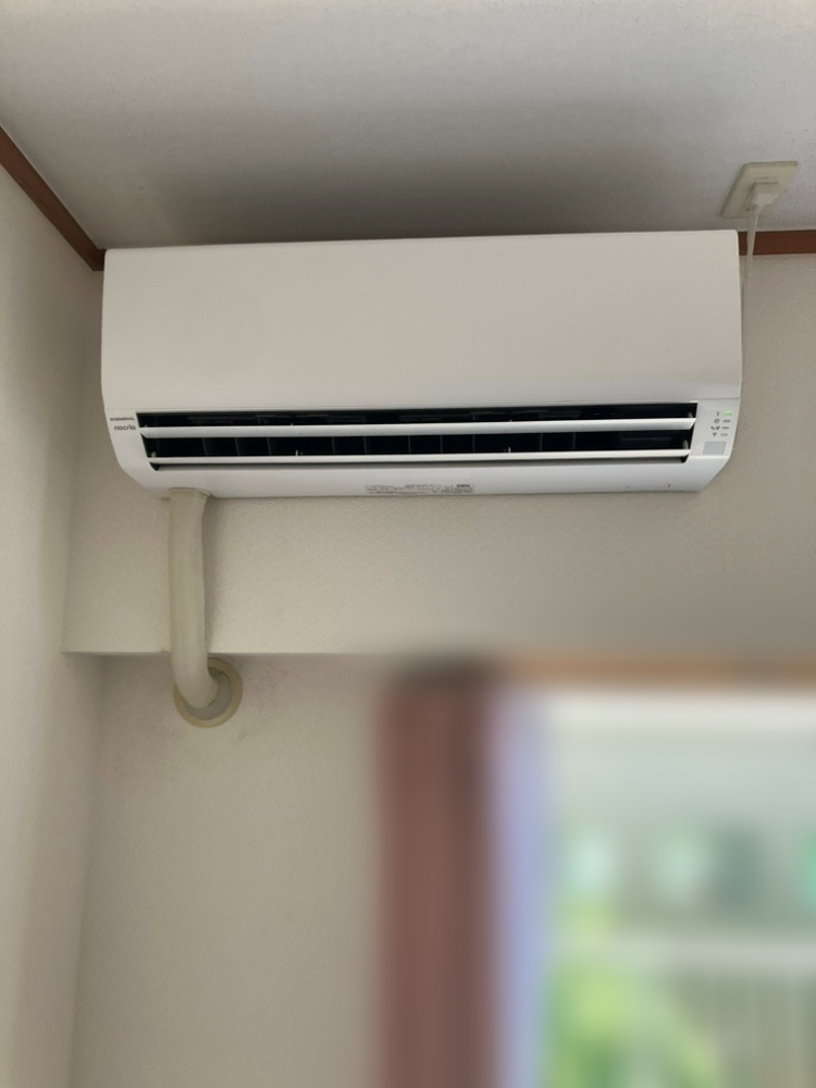 東京都八王子市で富士通ゼネラル6畳用AS-VH226Tを新規取付