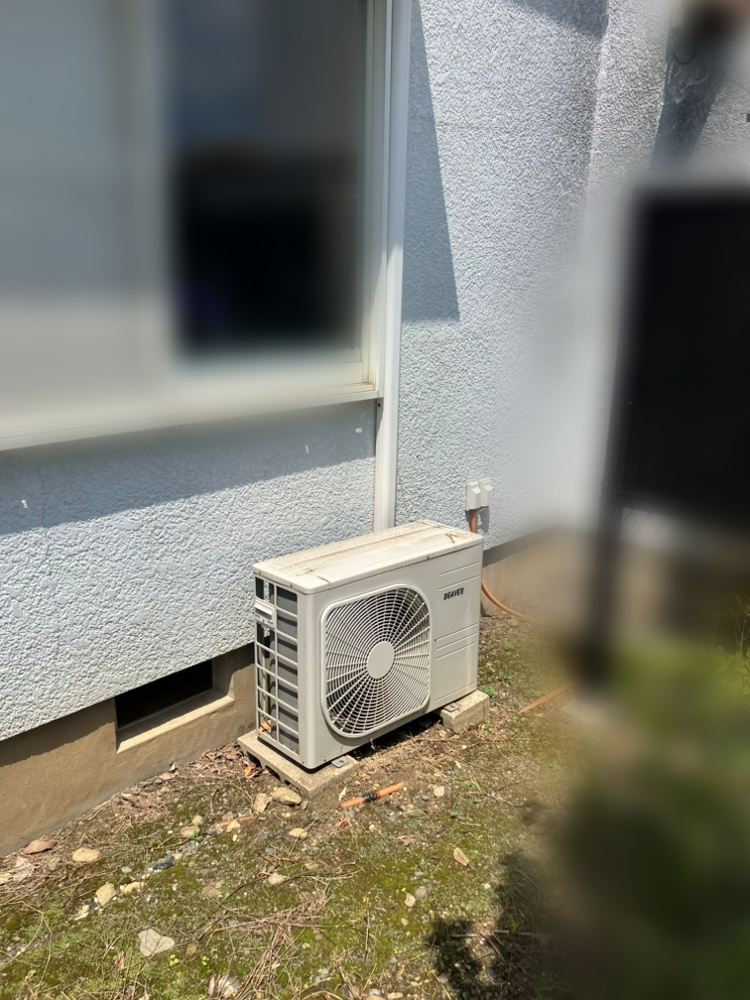あきる野市施工前室外機