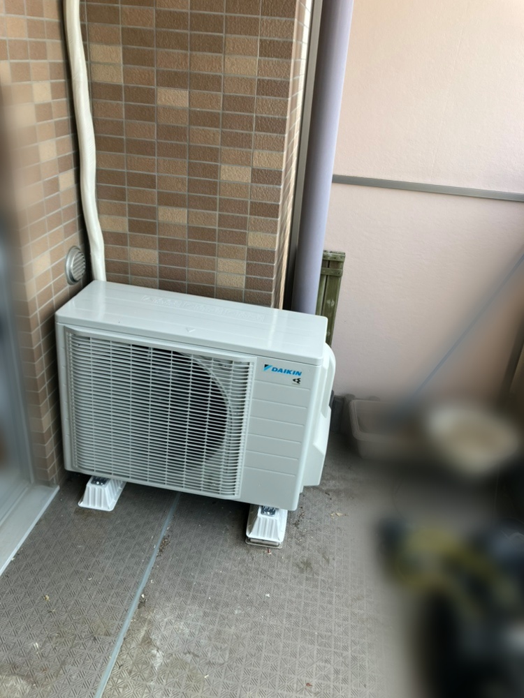 多摩市施工後室外機