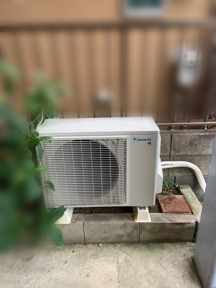 板橋区施工後室外機
