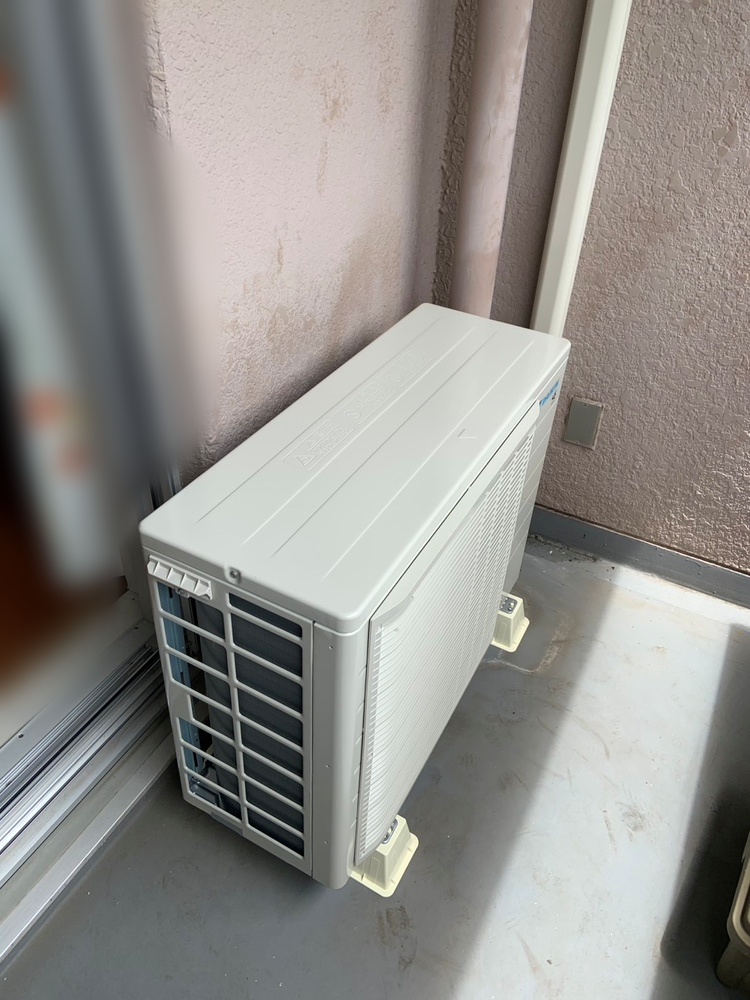 世田谷区施工後室外機