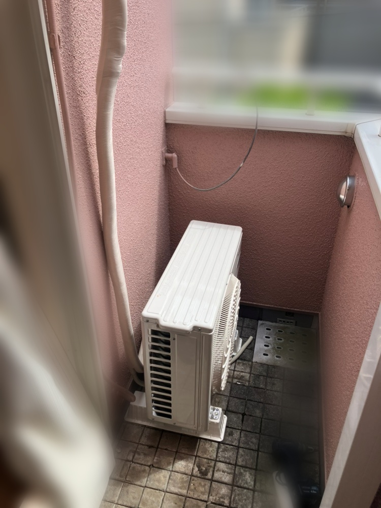 東村山施工後の室外機