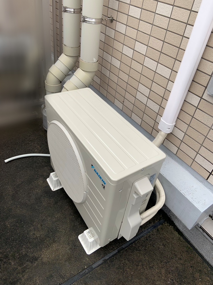 板橋区施工後室外機