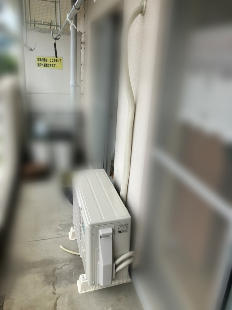 八王子市施工後室外機
