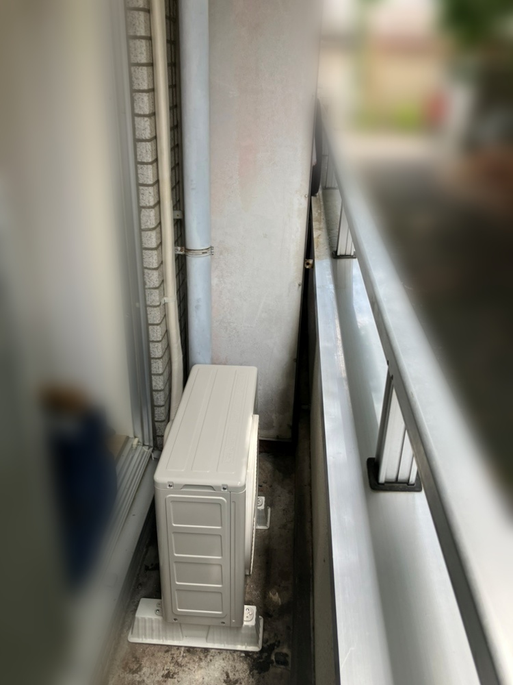 八王子市施工後室外機