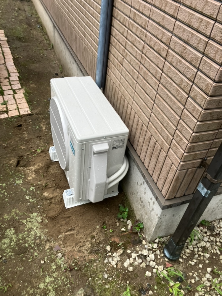町田市施工後室外機