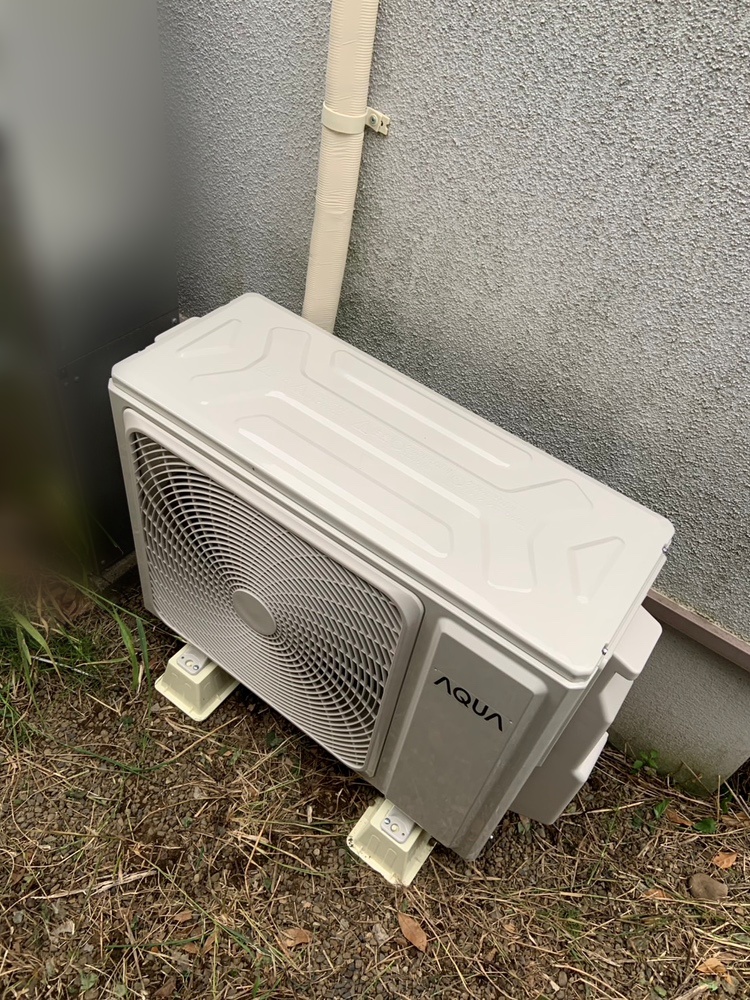 狛江市施工後室外機