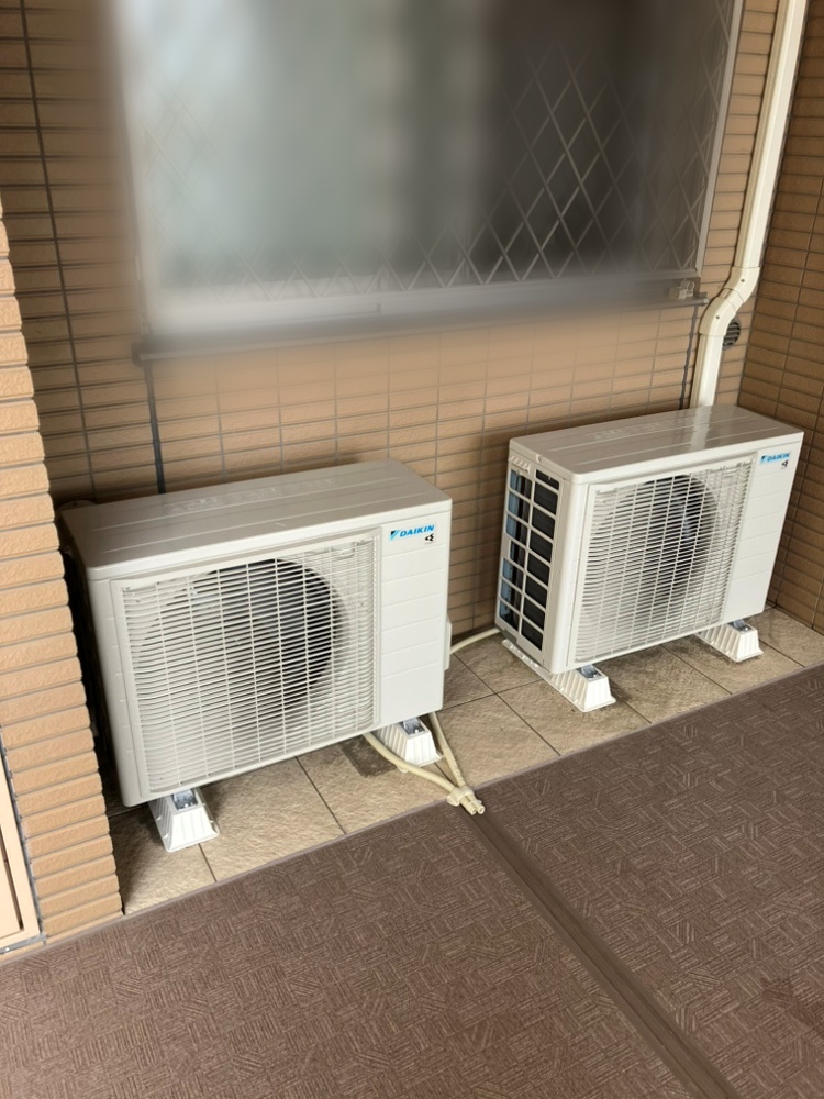 八王子市施工後室外機
