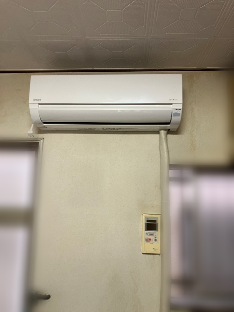 東京都練馬区で日立白くまくん8畳RAS-AJ2525Sを交換