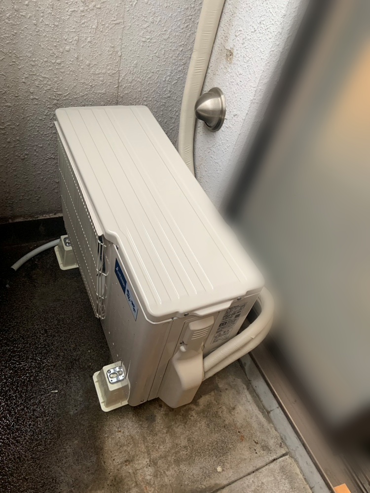 世田谷区施工後室外機