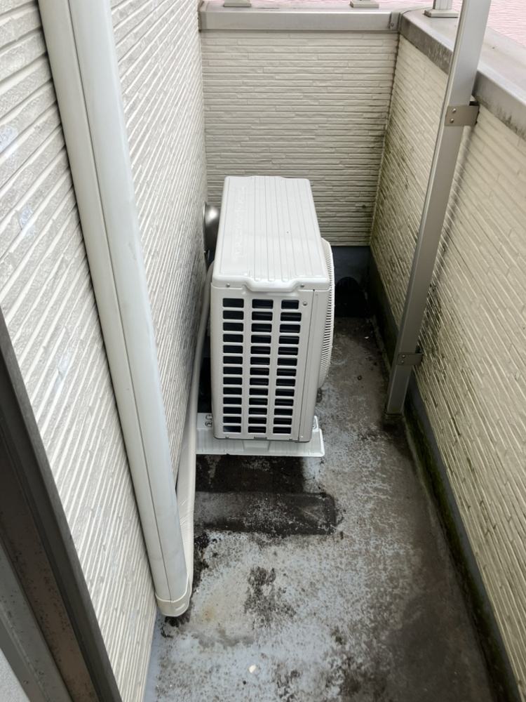 相模原市施工後室外機