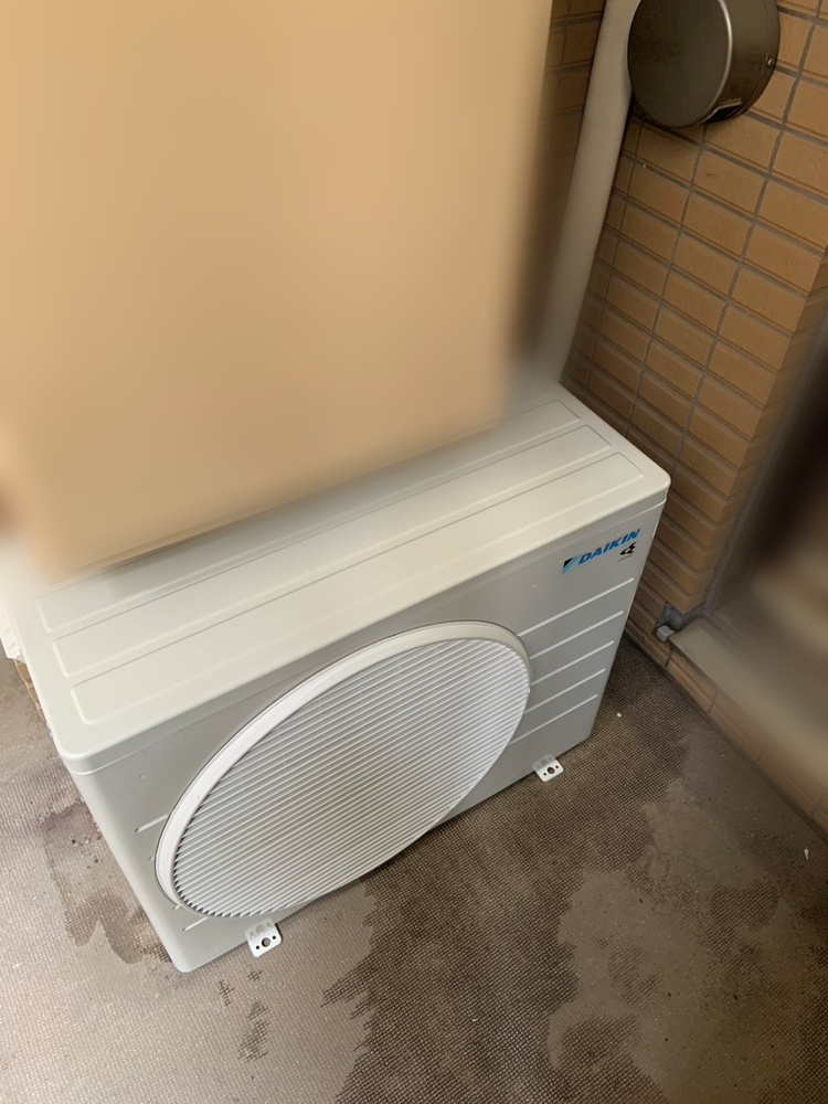 府中市施工後室外機
